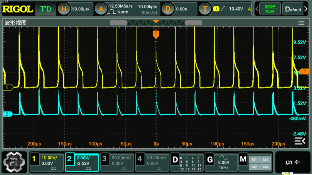 电火花发生器的波形